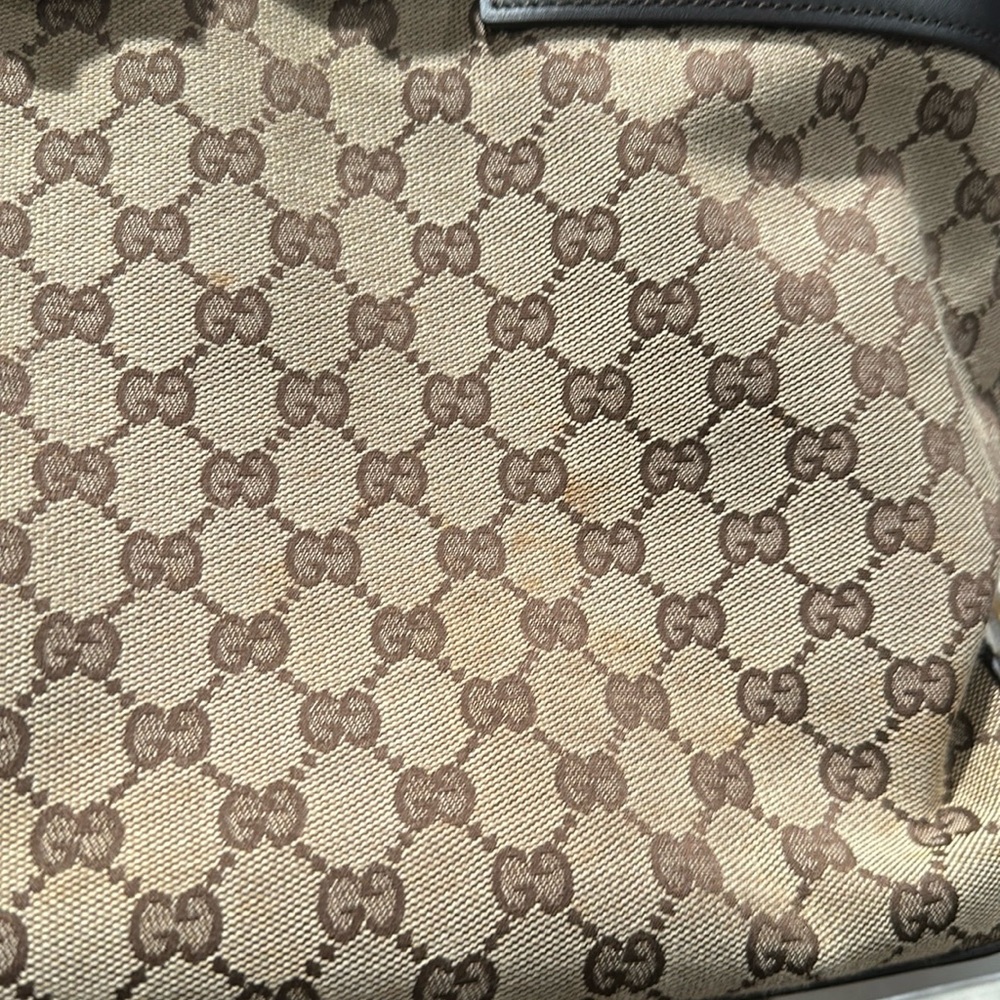 Gucci Canvas Tote Weekender Bag - Picture 5 of 8